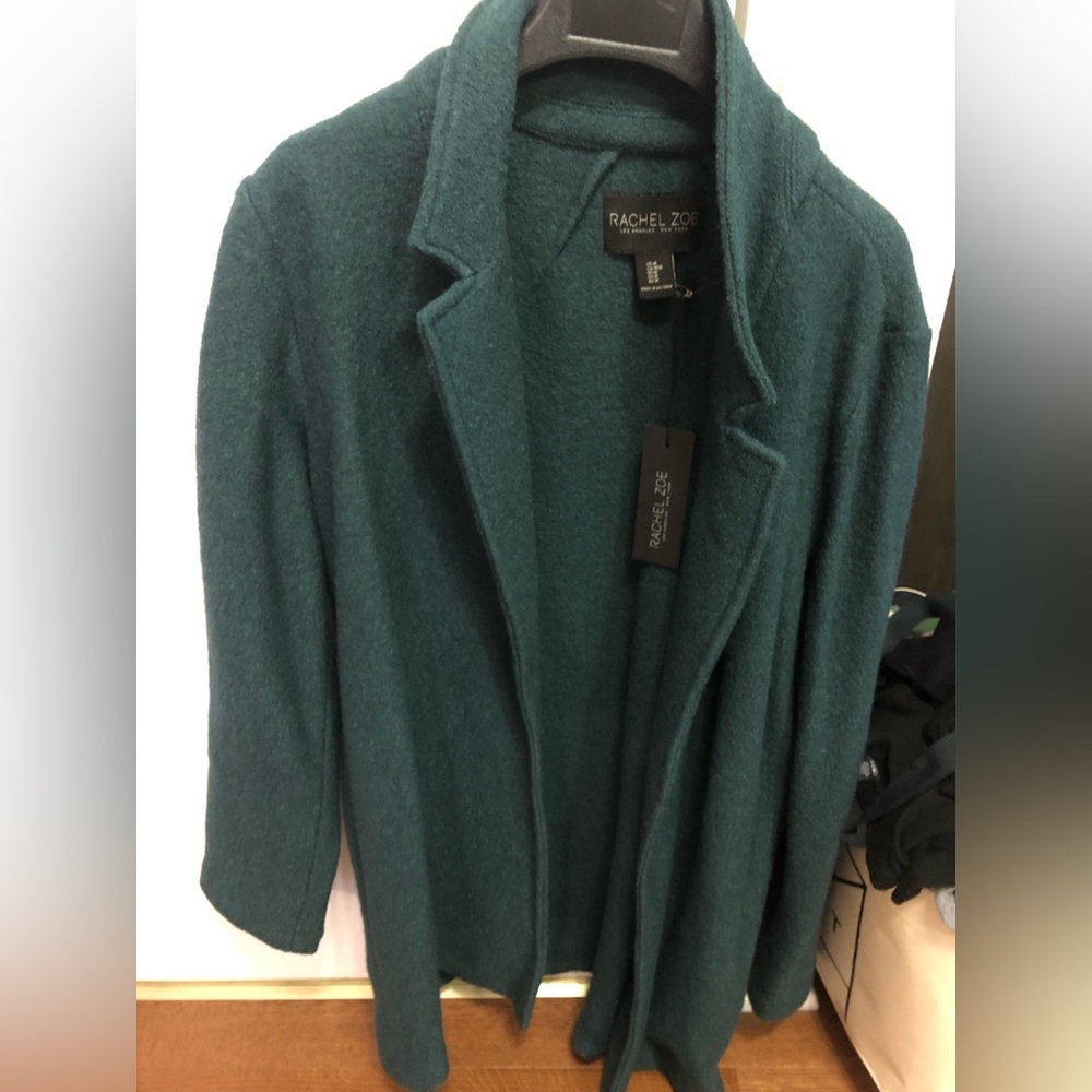 Rachel Zoe Wool Blend Overcoat